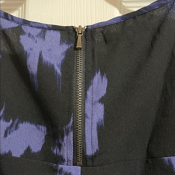 Maurices Black and Blue Floral Blouse - Picture 5 of 6